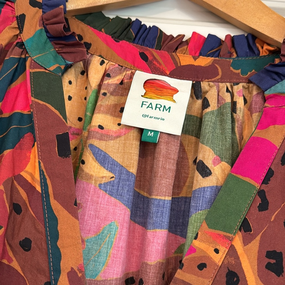 FARM Rio L/S mini dress - Picture 2 of 3